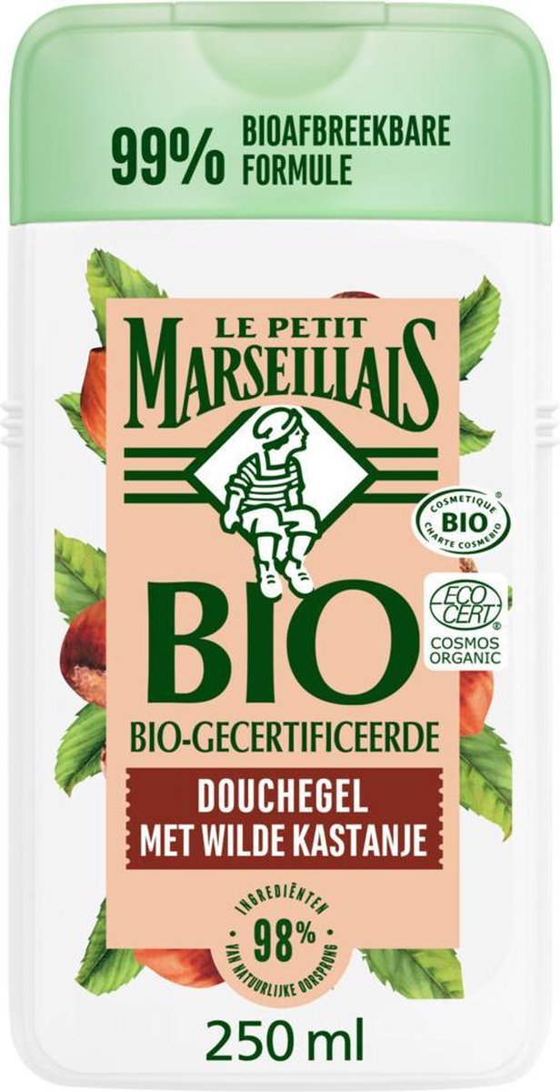 Le Petit Marseillais Douchegel Wild BIO Kastanje 250 ml