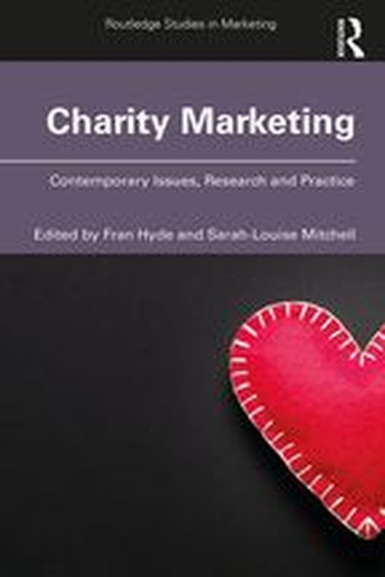 Routledge Studies in Marketing - Charity Marketing - cover