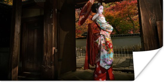 Poster Geisha bij Gion in Japan - 40x20 cm