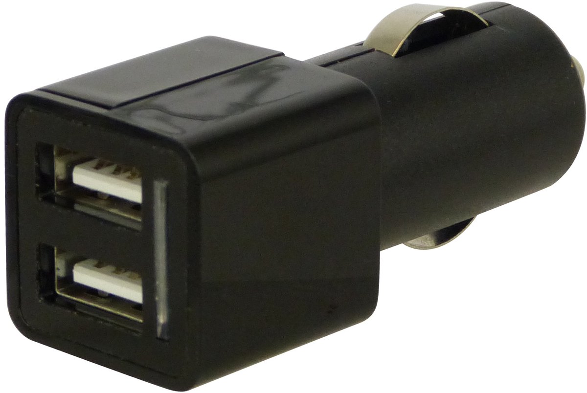 Carpoint 2-Weg USB aanstekerdoos