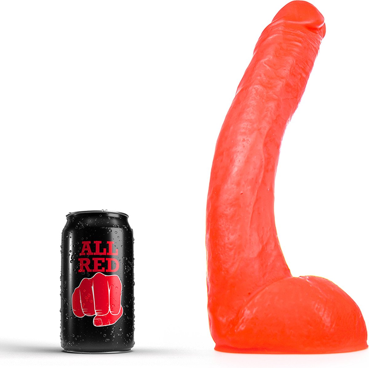 Goedkoopste All Red Dildo 29 cm - rood