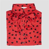COLLAR RED BOW HEART L/XL - LAST STOCK AVAIILABLE