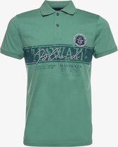 Unsigned heren polo - Groen - Maat XL