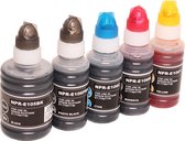 ABC huismerk Set 5x navulflesje inkt geschikt voor Epson 105 106 voor EcoTank ET7700 ET7750
