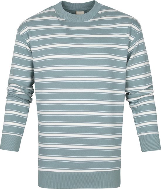 Scotch and Soda - Pull Stripes Vert - XL - Coupe moderne