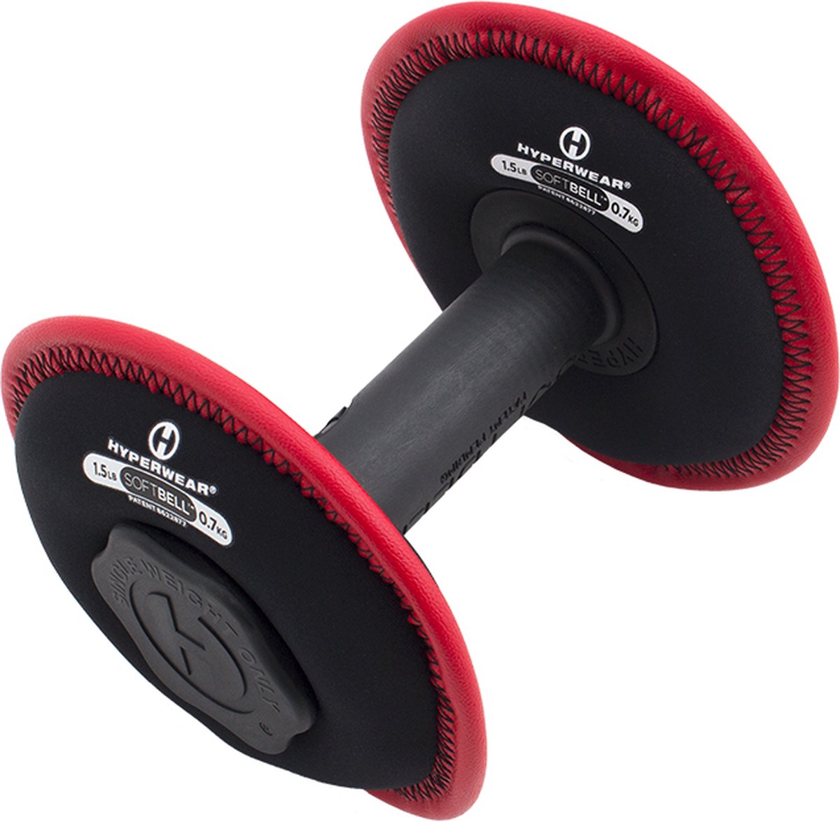 SoftBell Dumbbell 1,4 kg (3 lbs) - rood