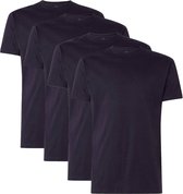 Alan Red 4-pack t-shirts ronde hals Virginia zwart