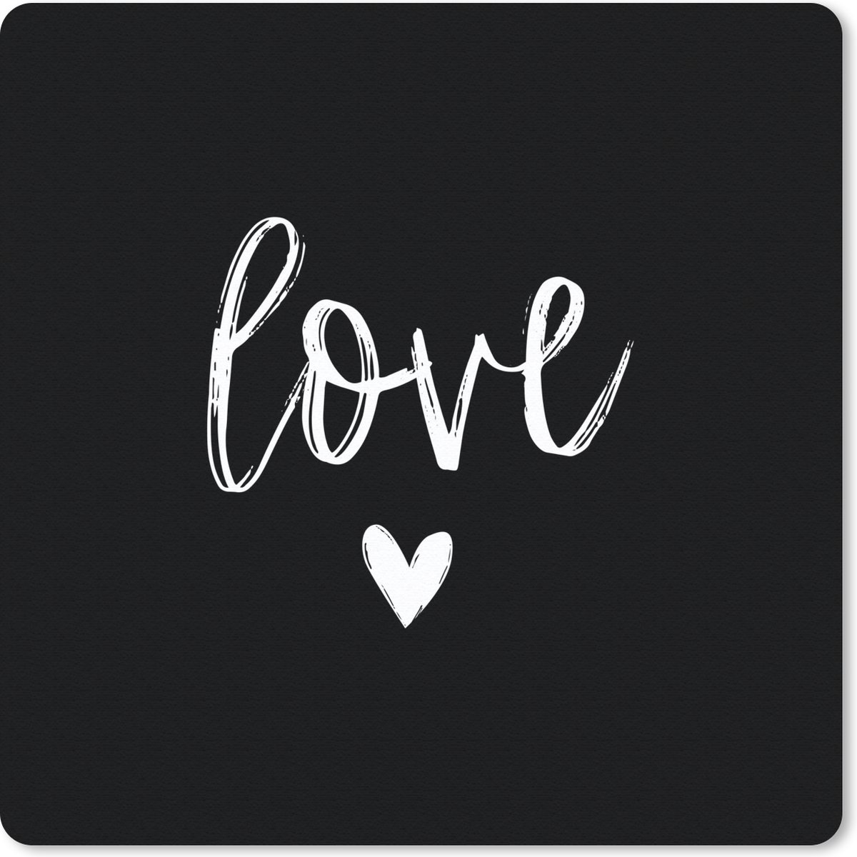 Muismat 30x30 cm - Mousepad Vriendin - Love - Spreuken - Quotes - Muismatten