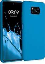 kwmobile telefoonhoesje voor Xiaomi Poco X3 NFC / Poco X3 Pro - Hoesje voor smartphone - Back cover in stralend blauw