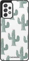 Samsung a52s hoesje - Cactus print | Samsung Galaxy A52 5G case | Hardcase backcover zwart