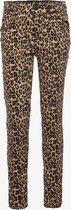 Ai-Girl meisjes jeans met luipaardprint - Beige - Maat 152
