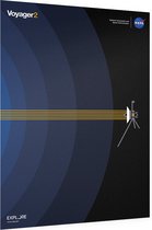 Voyager 2: Interstellar Space Blue, NASA/JPL - Foto op Dibond - 30 x 40 cm