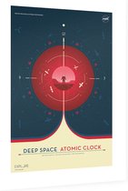 Deep Space Atomic Clock Red, NASA/JPL - Foto op Dibond - 60 x 80 cm