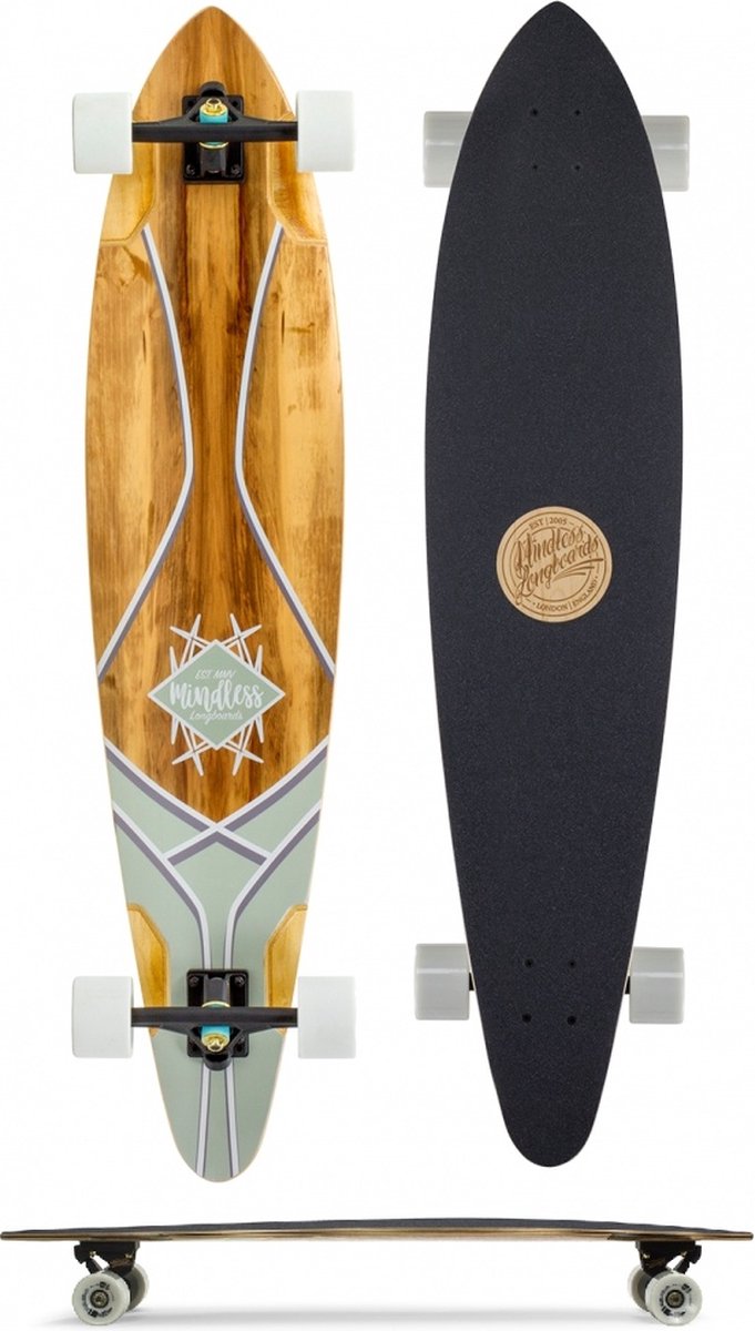 Mindless Core Pintail Longboard Natural 112cm Bruin