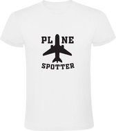 Plane Spotter | Heren T-shirt | Wit | Vliegtuig Spotten