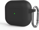 By Qubix - AirPods 3 hoesje - TPU - Slim fit series - Zwart