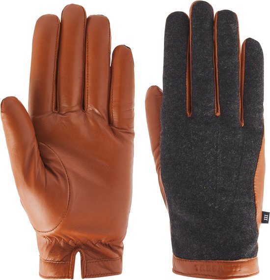 ELROY Cognac leren handschoenen bol