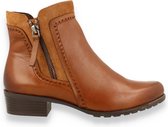 CAPRICE  dames  enkellaars  COGNAC 37,5