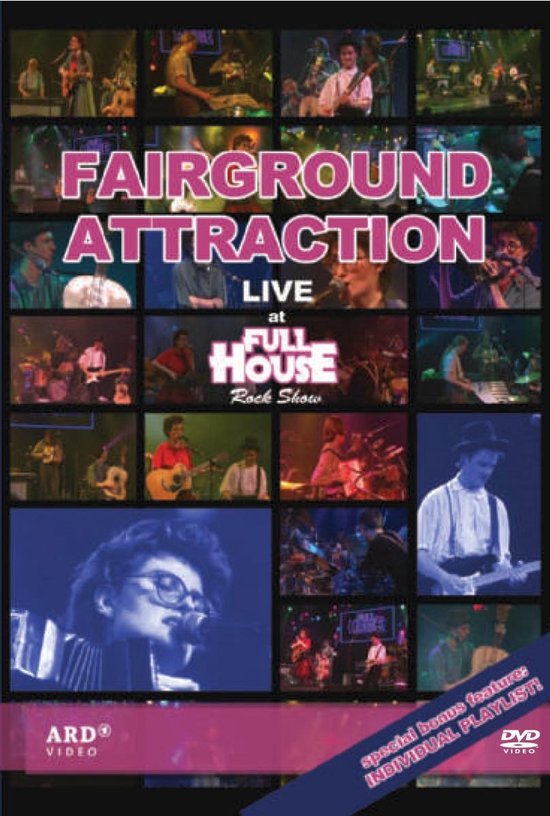 Cover van de film 'Fairground Attraction - Fullhouse'