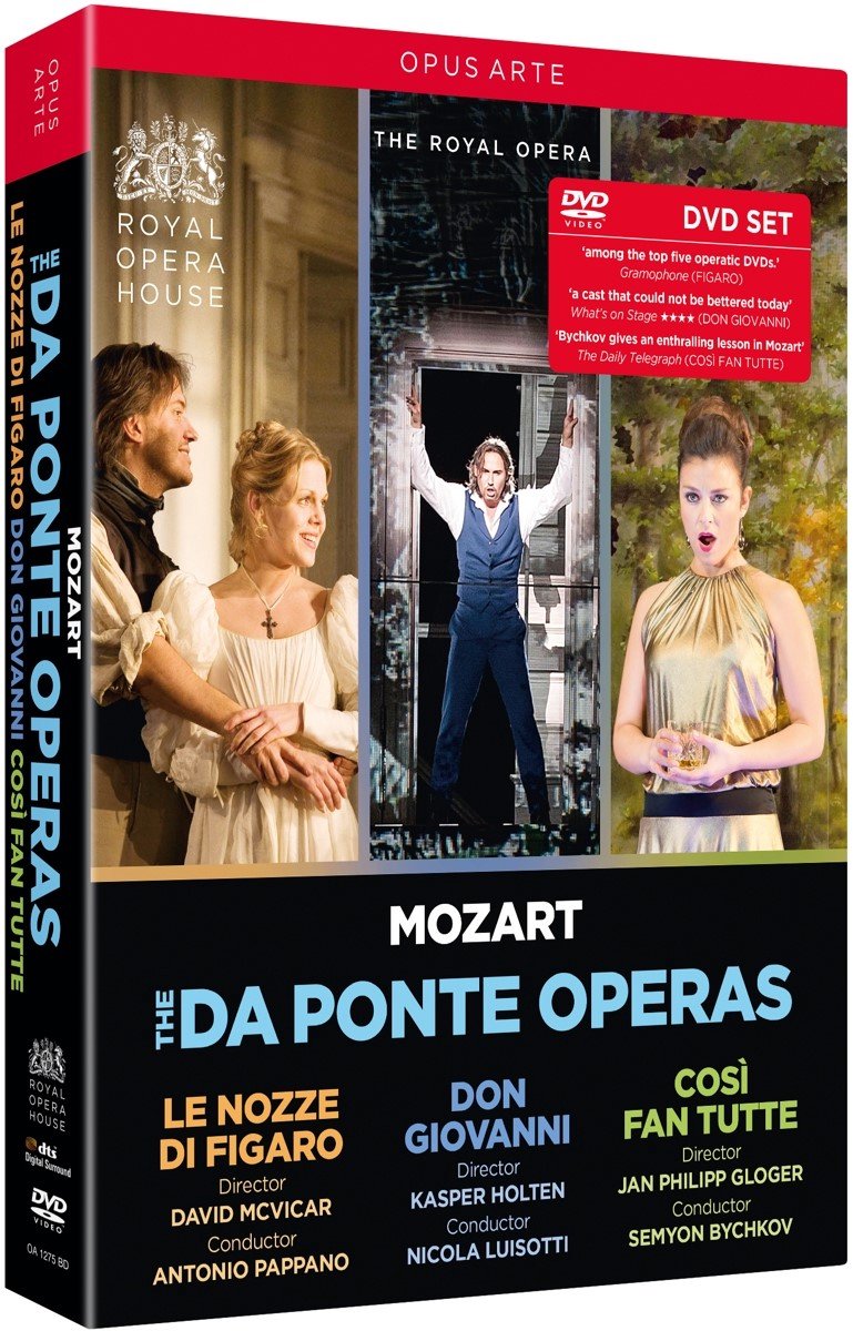 The Royal Opera House Nicola Luisot - The Da Ponte Operas (5 DVD)