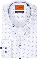 Suitable - Overhemd Wit D82-03 - 40 - Heren - Slim-fit
