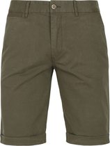 Suitable - Short Chino Arend Olijfgroen - Modern-fit - Chino Heren maat 50