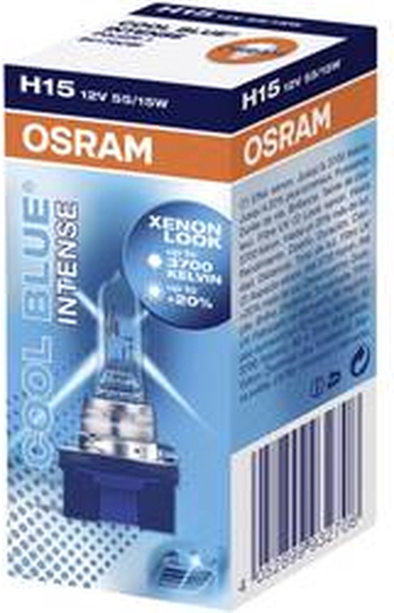 Osram Auto 64176CBI Halogeenlamp Cool Blue Intense H15 15 W 12 V