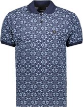 Twinlife Poloshirt Polo Aop S S Tw12604 565 Dress Blues Mannen Maat - 3XL