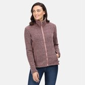 De Regatta Heloise fleece - outdoortrui - dames - hele rits - donzig - Bleekroze