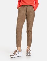 GERRY WEBER Dames Jogger met veloursachtige touch