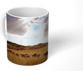 Mok - Zonnestralen bij onweerswolken bij Masai Mara National Park in Kenia - 350 ML - Beker