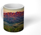 Mok - Uitzicht op de bergen in Australië bij zonsondergang - 350 ML - Beker