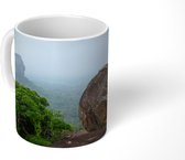 Mok - De Sigiriya rots midden in de mist in Sri Lanka - 350 ML - Beker