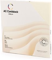 AC Cardstock – Stevig kaartpapier – 30, 5 x 30,5 cm – 60 vellen- Vanilla