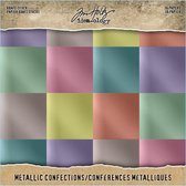 Idea-ology Kraft stock - Metallic Confections - 20,3x20,3cm - 36 vellen