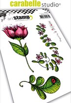Carabelle cling stamp A6 nature by La Rafistolerie