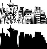 Hobbysjabloon - Template 12x12" 30x30cm skyline