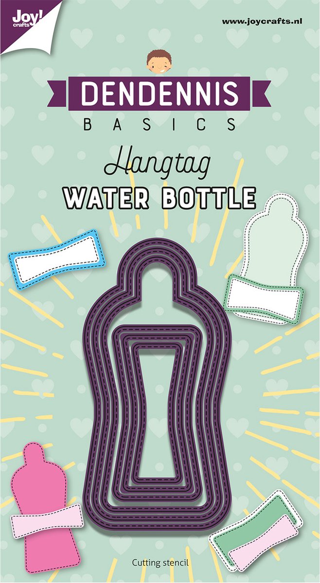 Joy!Crafts Snijstencil - Hangtag waterfles