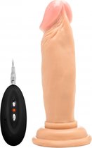 Vibrating Realistic Cock - 6" - Skin - Realistic Vibrators