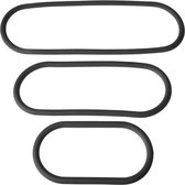 3 Pack Silicone Slim Wrap Ring ( 9,12,15) - Cock Rings