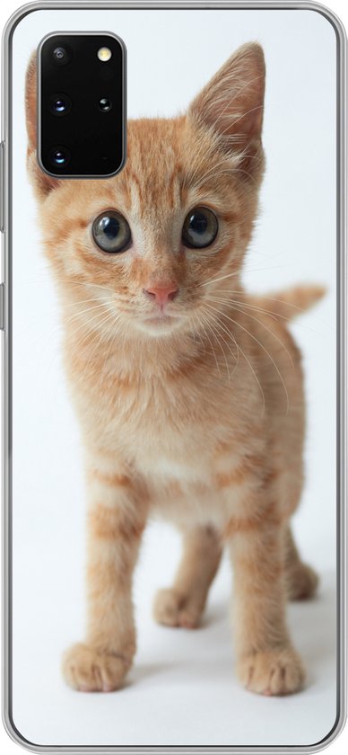Coque Samsung Galaxy S20 Plus - Chat - Rouge - Chaton - Siliconen