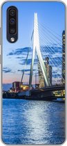 Geschikt voor Samsung Galaxy A30s hoesje - Rotterdam - Water - Skyline - Siliconen Telefoonhoesje