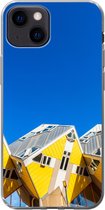 Geschikt voor iPhone 13 mini hoesje - Rotterdam - Kubus - Woning - Siliconen Telefoonhoesje