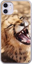 Coque iPhone 11 - Cheetah - Animal - Gros plan - Coque de téléphone en Siliconen