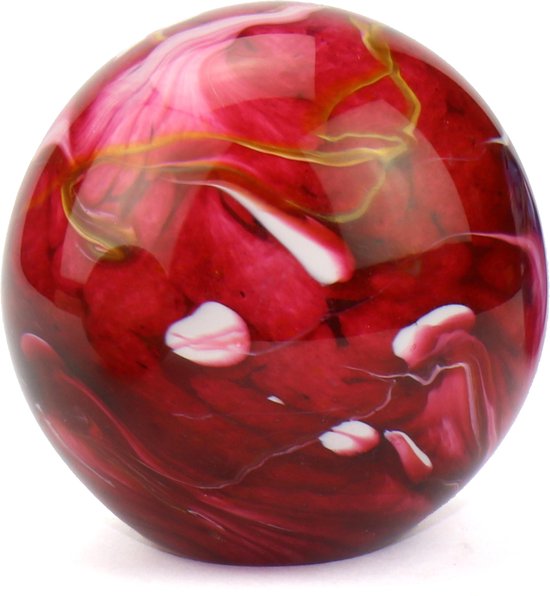 Glasobject miniurn Elan 0,5 liter rood