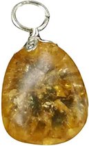 Pendentif pierres précieuses Rockcrystal Gemstone Crackle Yellow