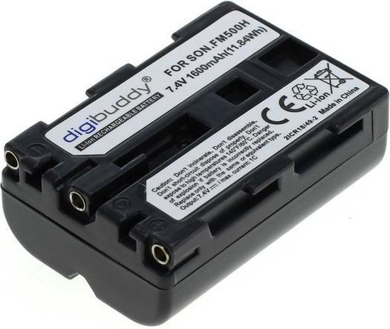 digibuddy A Merk Accu Batterij Sony NP-FM500H - 1600mAh | bol.com