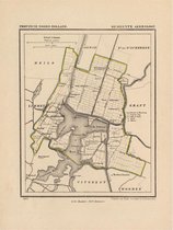 Historische kaart, plattegrond van gemeente Akersloot in Noord Holland uit 1867 door Kuyper van Kaartcadeau.com