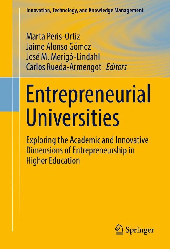Business and Management (R0) - Entrepreneurial Universities - cover