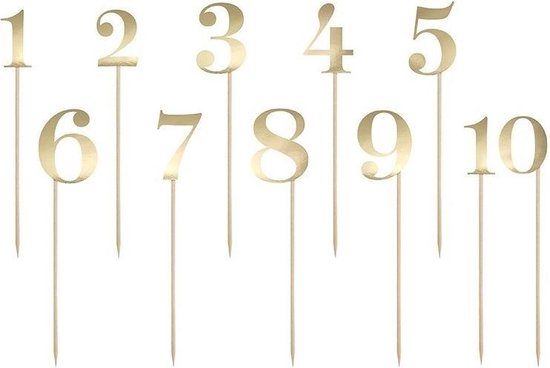 schakelaar interieur Wiskunde Leeftijd versiering gouden taart cijfers | bol.com